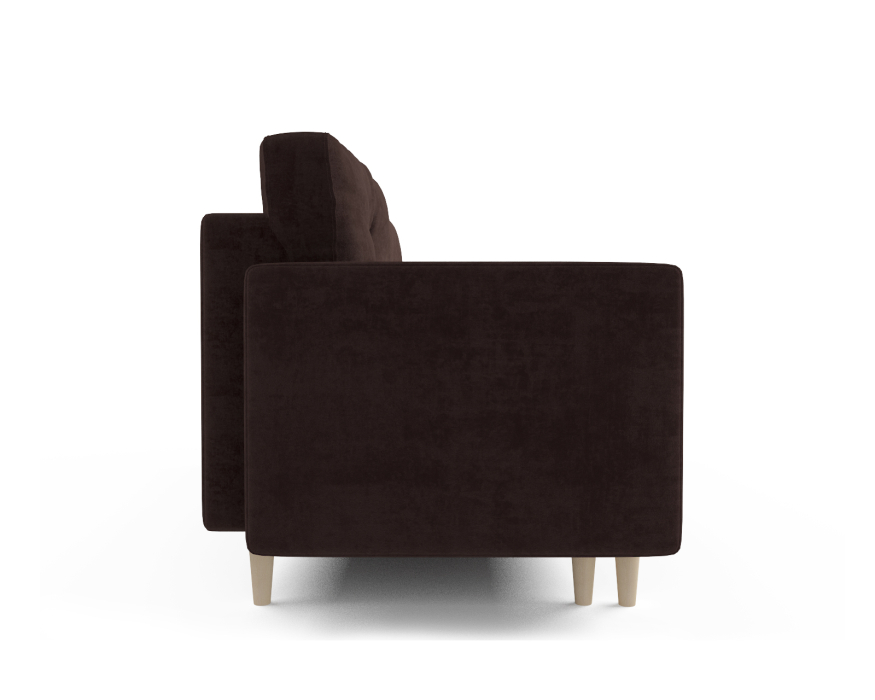 Диваны кровати со спальным местом, Прямой диван Честер, велюр