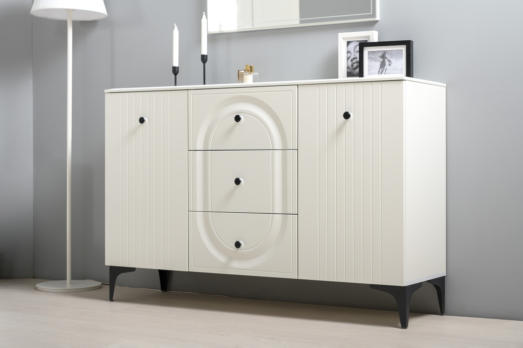 Стенки для гостиной, Белая гостиная Валенсия № 125