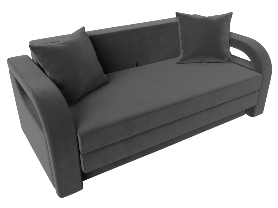 Дизайнерские диваны для гостиной, Прямой диван Лига-014, велюр