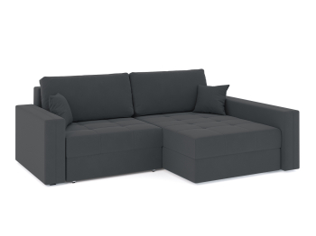 Диван-кровать угловой Брест 2 секции еврокнижка, велюр