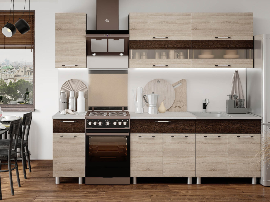 Кухонные гарнитуры, Кухня Монтана ЛДСП 2.0