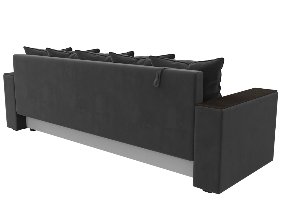 Диваны прямые, Диван прямой Дубай Лайт полки справа, велюр