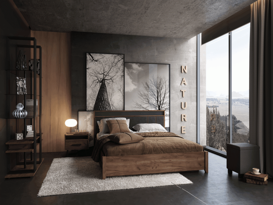 Кровати, Модульная система Nature (модуль 306) Кровать Люкс 1800+орт.осн