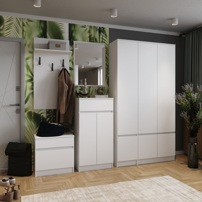 Прихожие, Прихожая Мэнкс вешалка с тумбой и мягким сиденьем