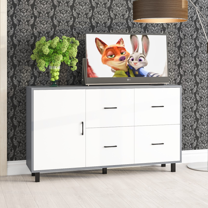 Комоды, Комод-тумба 4-ре ящика и дверка РВК 125-1504