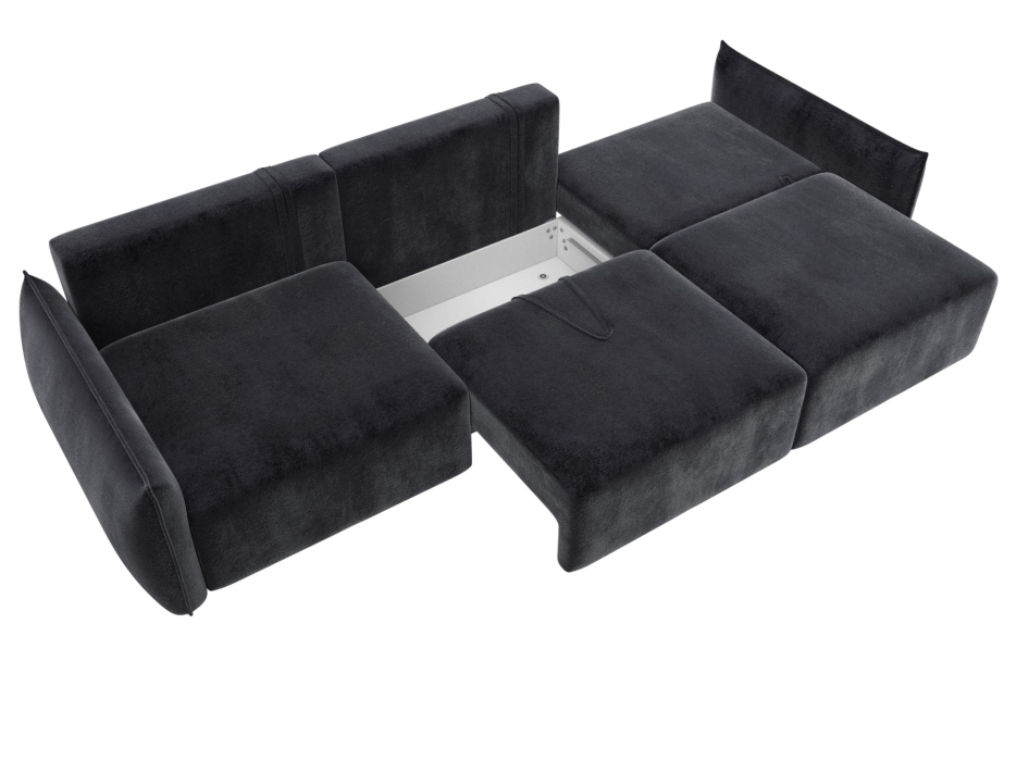 Диваны еврокнижки, Диван прямой Лига-051 НПБ Лонг, велюр TOWER