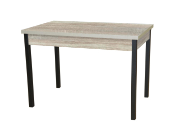 КОЛОРАДО стол обеденный раздвижной опора квадро черный муар