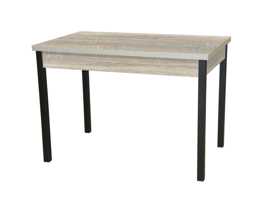 Обеденные столы, КОЛОРАДО стол обеденный раздвижной опора квадро черный муар