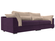 Диваны с ящиком для белья, Прямой диван Пекин, велюр