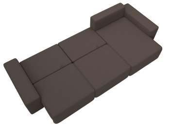 Диван угловой Лига-074 угол универсальный, рогожка Амур