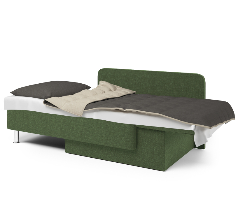 Диваны прямые кухонные, Кушетка Леон правый, рогожка