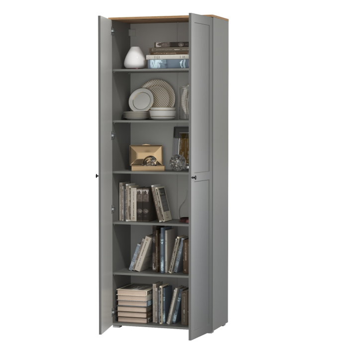 Шкафы двухстворчатые, Шкаф двухдверный с полками Остин 16.307