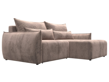 Диван угловой Лига-051 НПБ угол универсальный, велюр TOWER