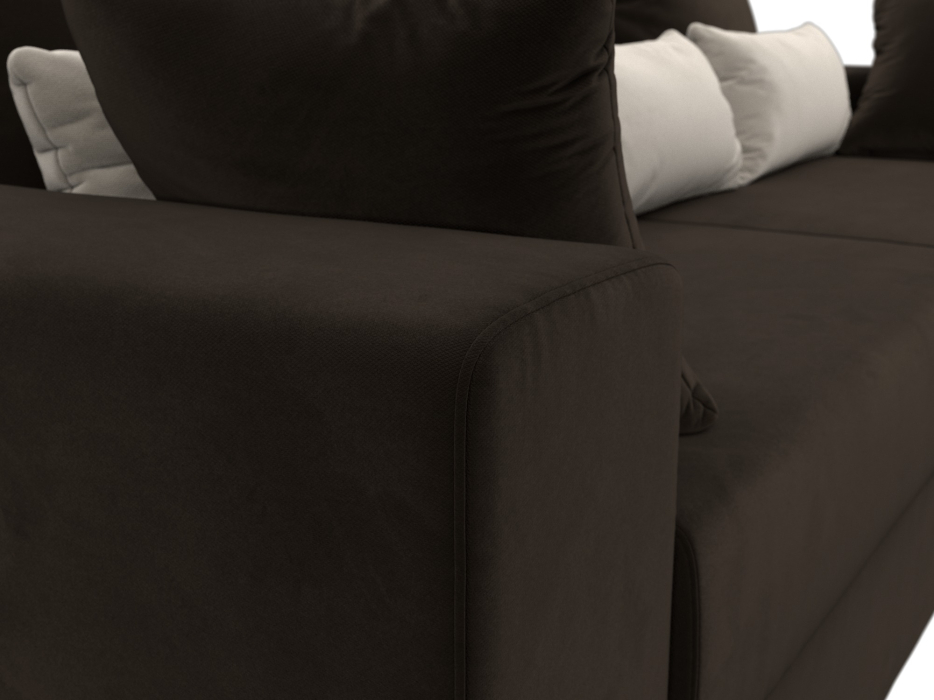 Диваны выкатные, Диван прямой Майами, микровельвет