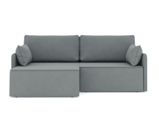 Диваны угловые в гостиную, Диван-кровать угловой еврокнижка Блюм, велюр