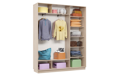 Шкаф-купе Премьер 23 (14;14;14) трёхдверный