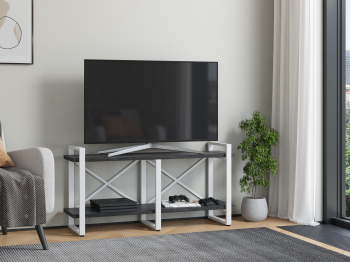 Тумба под ТВ Айсберг Лофт 120 белый