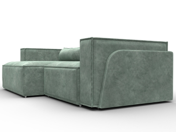 Диван угловой Лига-061 угол левый, велюр BRUT