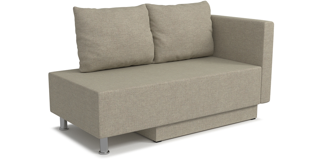 Диваны кровати со спальным местом, Кушетка Леон Lux, универсальный,  велюр