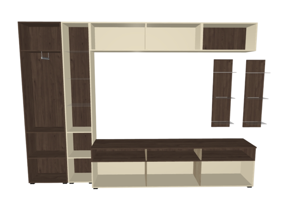 Стенки для гостиной, Модульная гостиная Стелла композиция 1