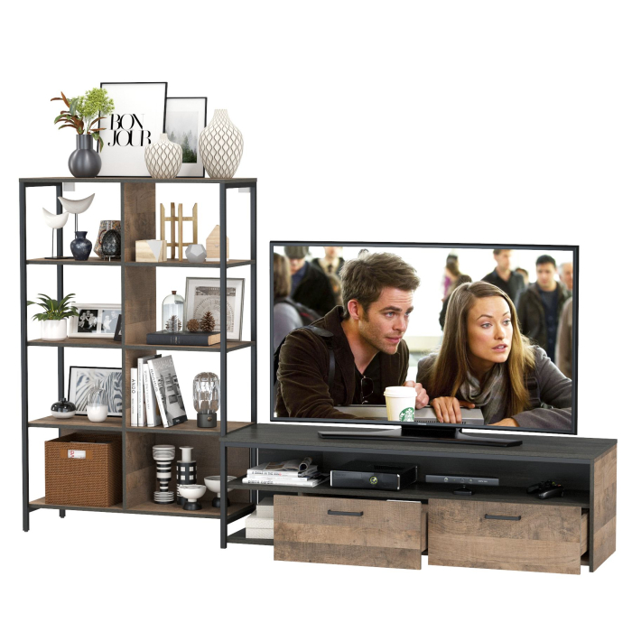 Стенки для гостиной, TV-тумба со стеллажом Трувор 13.151.02