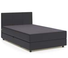 Мягкая кровать, Кровать тахта Классика 100 с подъемным механизмом, рогожка / экокожа