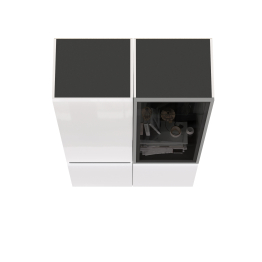 Сидней Шкаф-пенал с дверками и шкаф-витрина 13.201