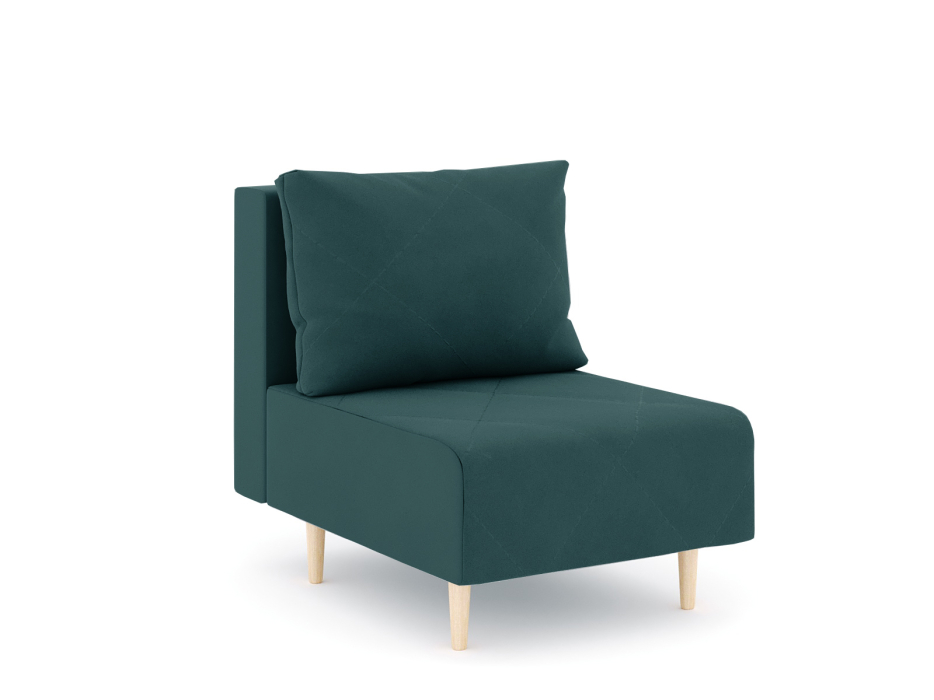 Кресло для отдыха, Кресло для отдыха Милли без подлокотников, велюр