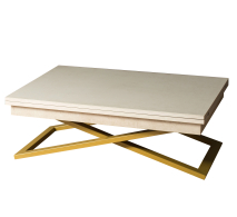 Обеденные столы, Стол-трансформер Cross (золото)