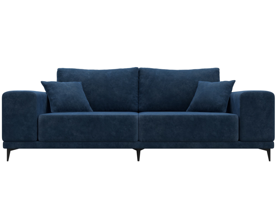 Диваны кровати со спальным местом, Диван прямой Льюес, велюр BRUT