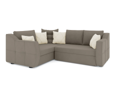 Диваны угловые в гостиную, Диван-кровать угловой Френсис дельфин, велюр