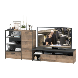 Тумба под ТВ c комодом с дверкой Трувор