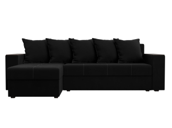 Диван угловой Дубай Лайт, микровельвет, левый угол