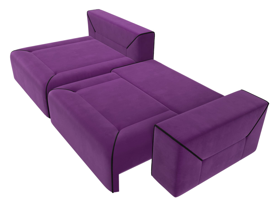 Диваны угловые в гостиную, Диван угловой Кёльн, микровельвет, левый угол