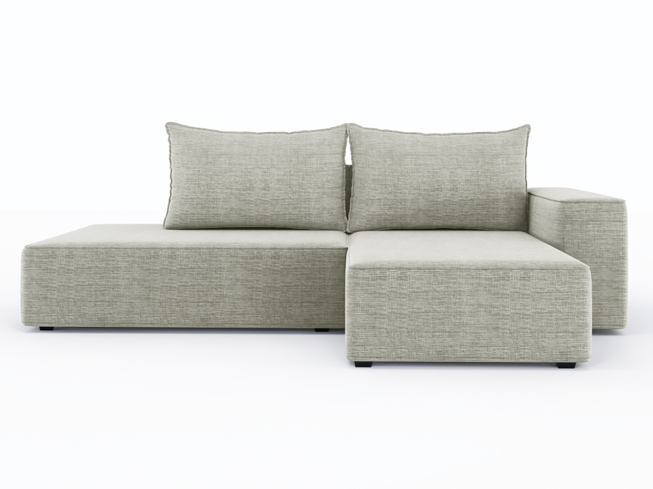 Диваны угловые в гостиную, Диван-кровать угловой Кензо еврокнижка, рогожка Люкс