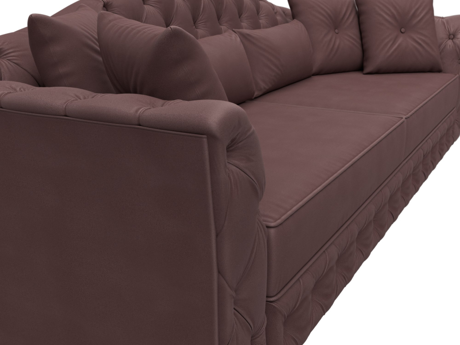 Диваны кровати со спальным местом, Диван прямой Артис, замша JOLY