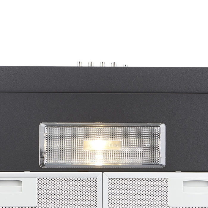 Вытяжки, Вытяжка кухонная JANNA 600 black push button