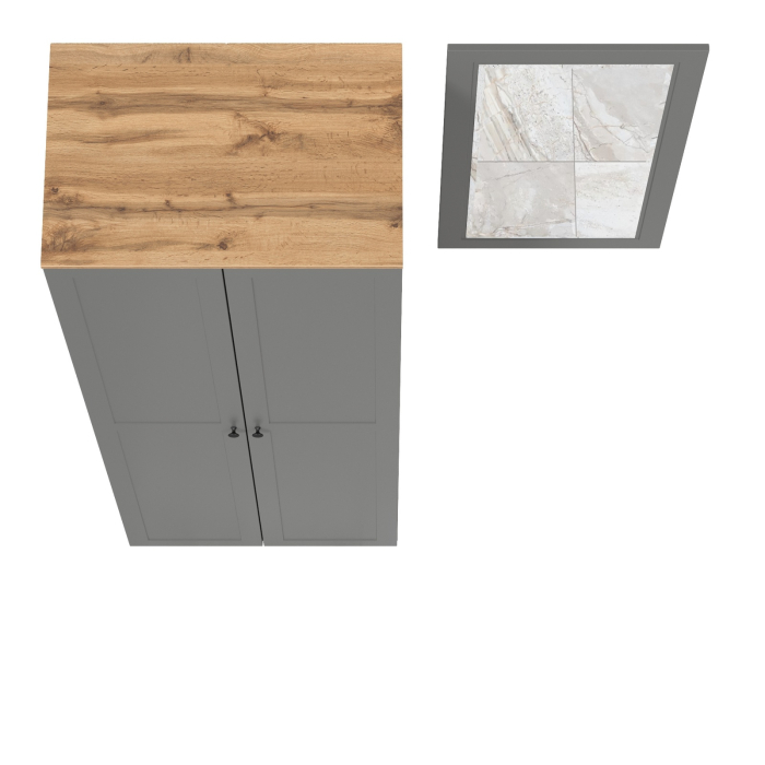 Прихожие, Шкаф две дверки в прихожую и зеркало Остин