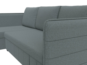 Угловой диван Слим левый угол, рогожка Амур