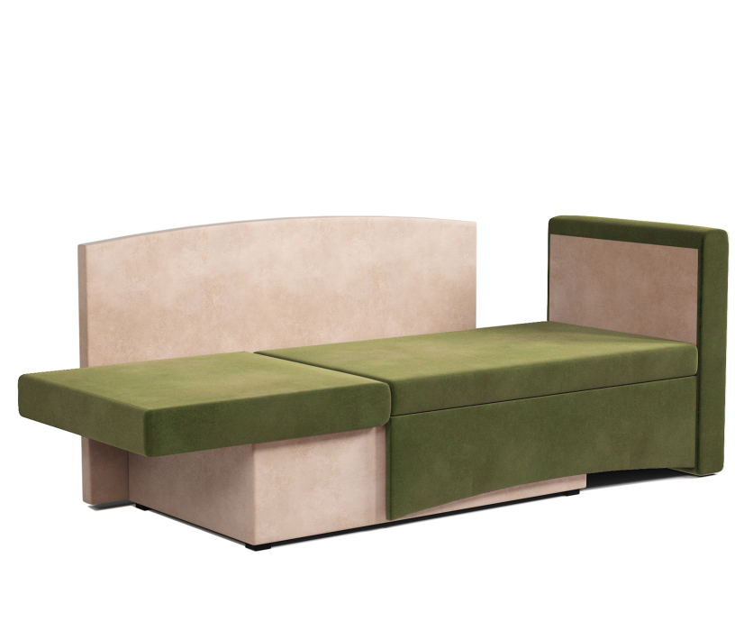 Диваны прямые кухонные, Кушетка Чарли велюр