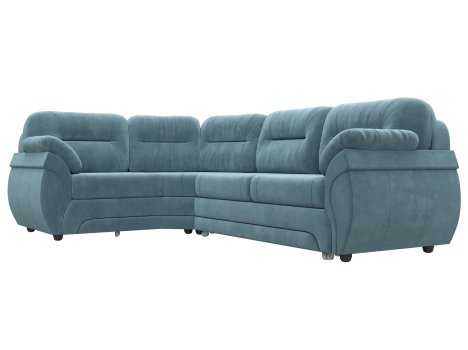 Диваны угловые в гостиную, Диван угловой Бруклин левый угол, велюр