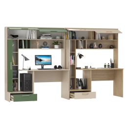 Столы письменные с надстройкой Лайт 03.243Н