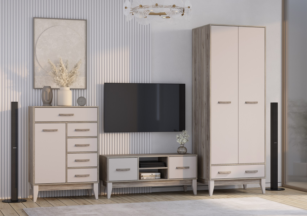 Стенки для гостиной, Гостиная Скандика. Комплект 2