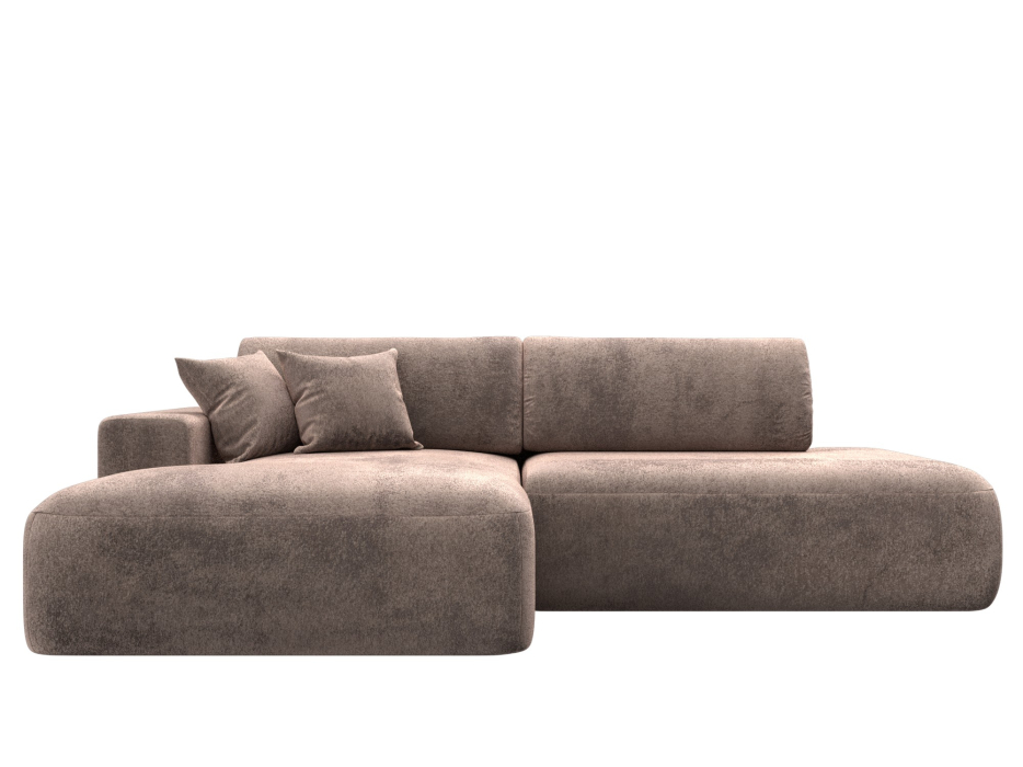 Диваны угловые в гостиную, Диван угловой Лига-036 НПБ Модерн левый угол, велюр TOWER