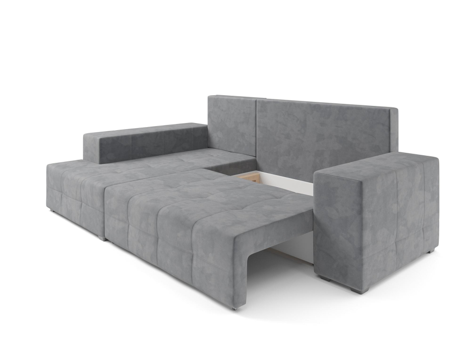 Диваны угловые в гостиную, Диван угловой Монреаль Левый угол (Велюр)