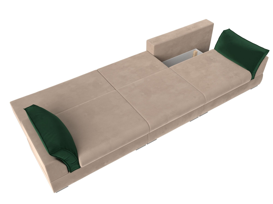 Диваны прямые кухонные, Прямой диван Пекин Long, велюр