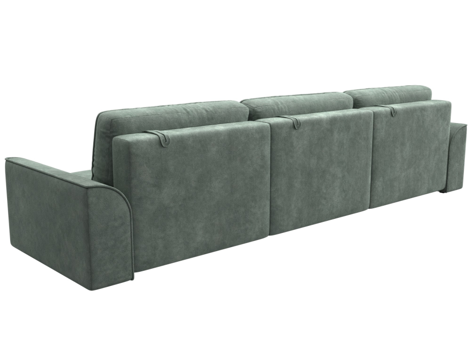 Диваны еврокнижки, Диван прямой Лига-048 НПБ Лонг, велюр BRUT