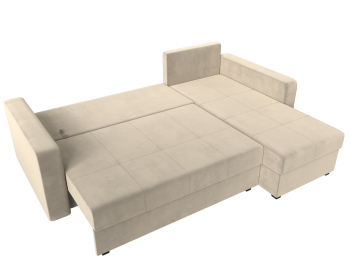 Угловой диван Ливерпуль Лайт правый угол, микровельвет