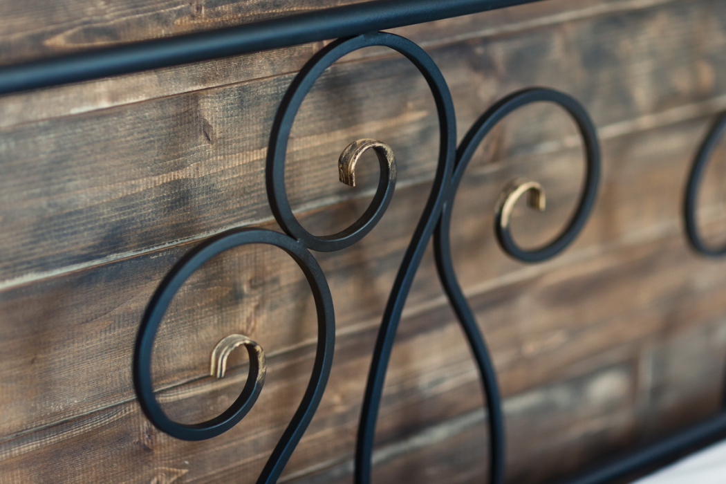 Кованые кровати, Кованая кровать Лацио 1.4 с одной спинкой