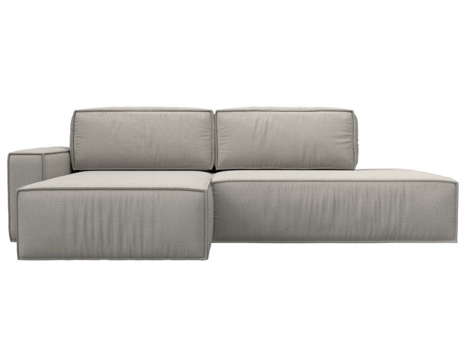 Диваны угловые в гостиную, Диван угловой Прага Модерн левый угол, рогожка Амур